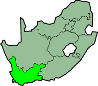 Westkap im Staate Südafrika
