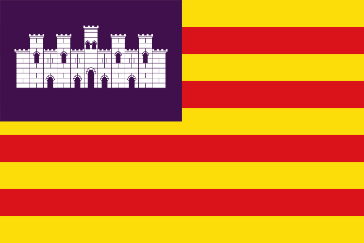Datei:Flag of the Balearic Islands.png