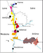 Rhônetal: Nördliches Rhônetal (Weinanbau)