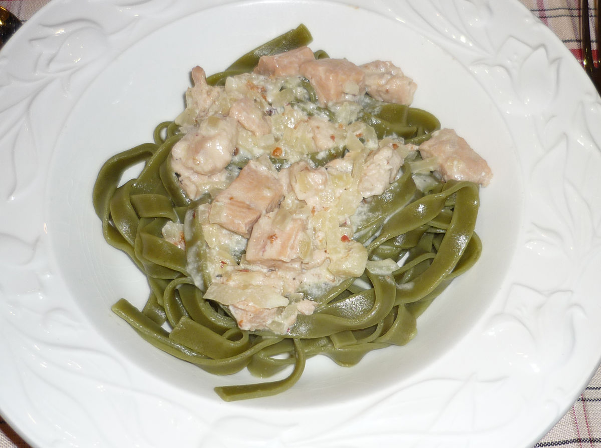 Tagliatelle mit Lachs – Koch-Wiki