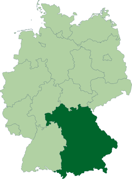 Datei:Deutschland Lage von Bayern.svg