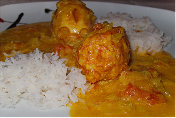 Gelbes Eier-Curry – Koch-Wiki