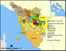 Toskana: Chianti-Zonen