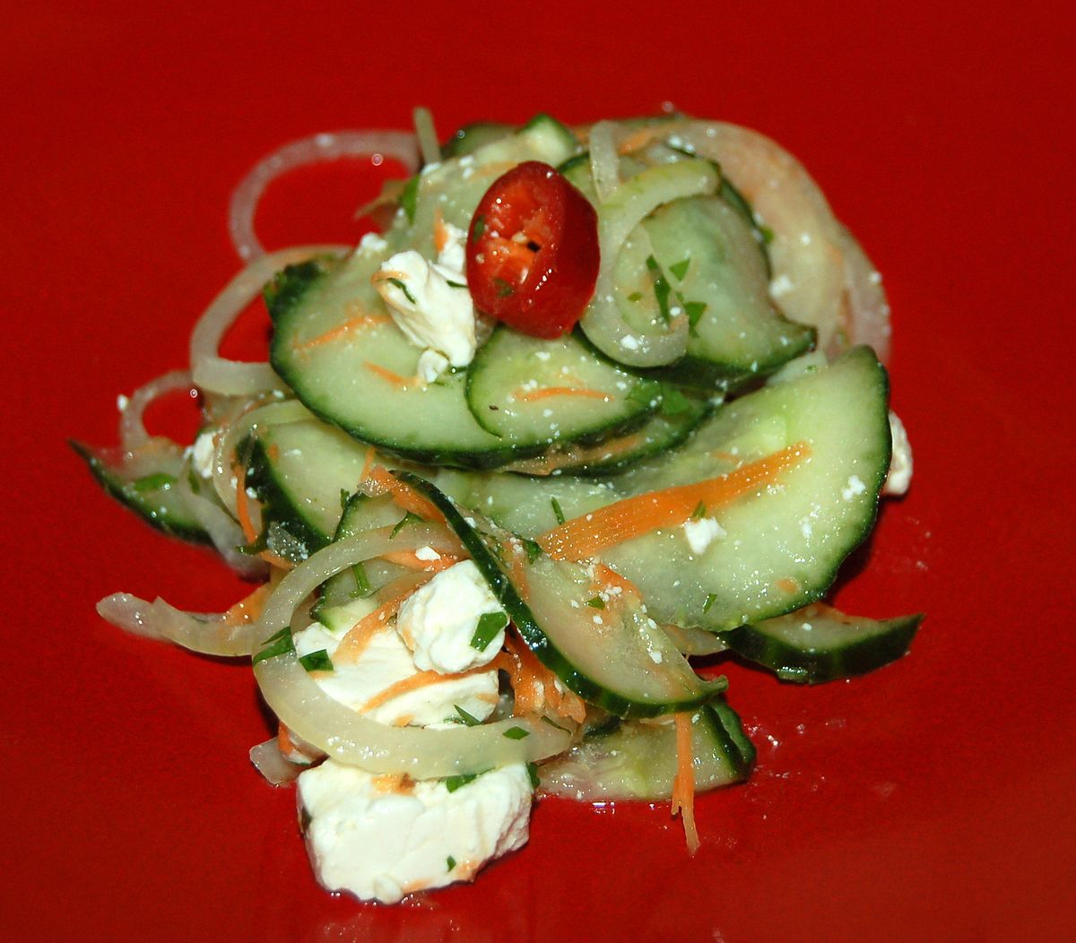 Gurken-Chili-Feta-Salat – Koch-Wiki