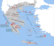 Griechische Weinregionen