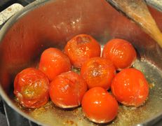 Bratende Tomaten